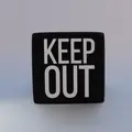 KEEP OUT by anon