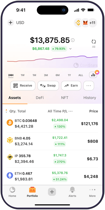 Portfolio Tracking Experience