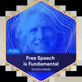 Steven Pinker on Free Speech - Blue POSU