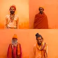 Saffron Men of India by Jordan Banks