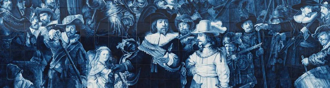 The Delft Blue Night Watch
