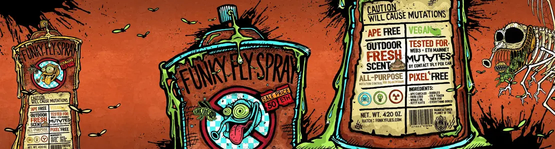 Funky Fly Spray Cans Official