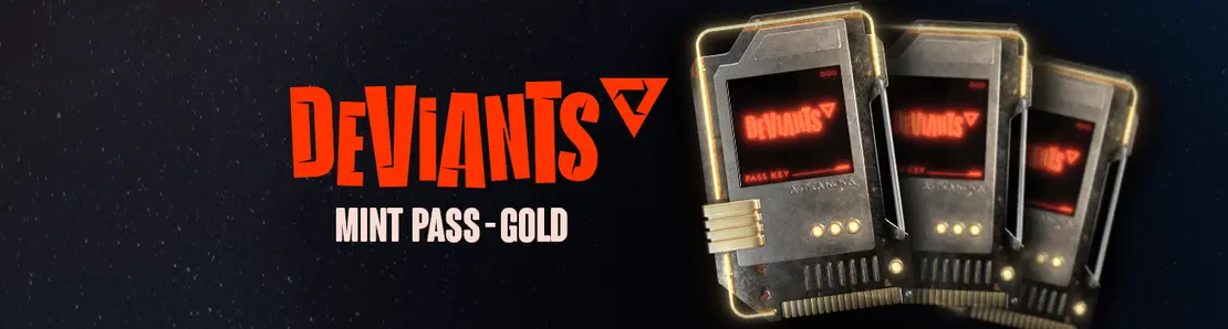 Deviants Mint Pass NFT - Gold