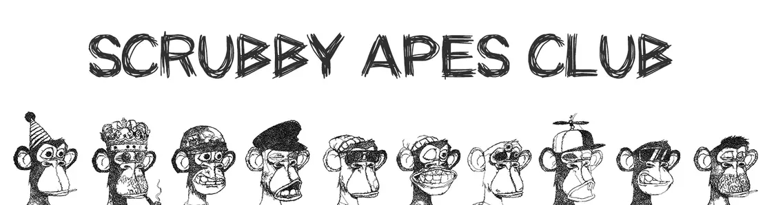 Scrubby Ape Artwork