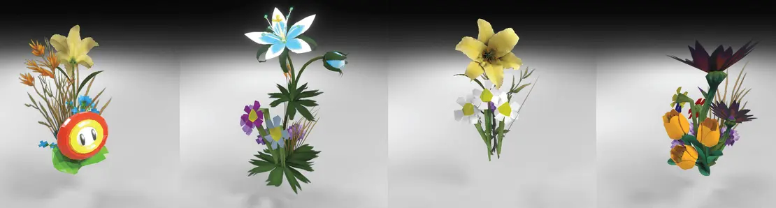 Out-Game Flowers (Small Bouquets)