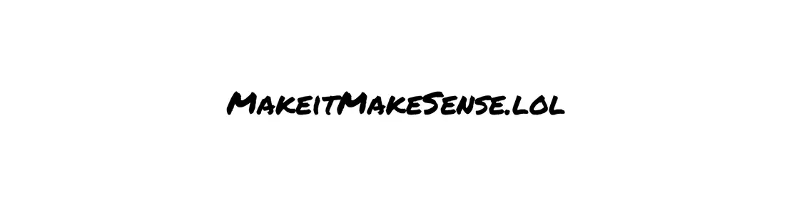 MakeItMakeSense