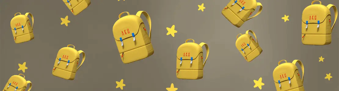 Aku's Yellow Backpack