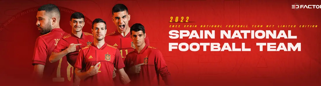2022 Spain National Football Team NFT Limited Edition