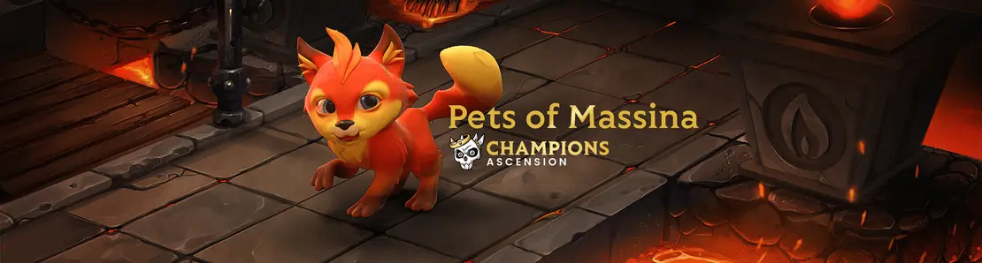 Champions Ascension - Pets of Massina - MIGRATE Your Champions Ascension NFTs. Purchases on Hold