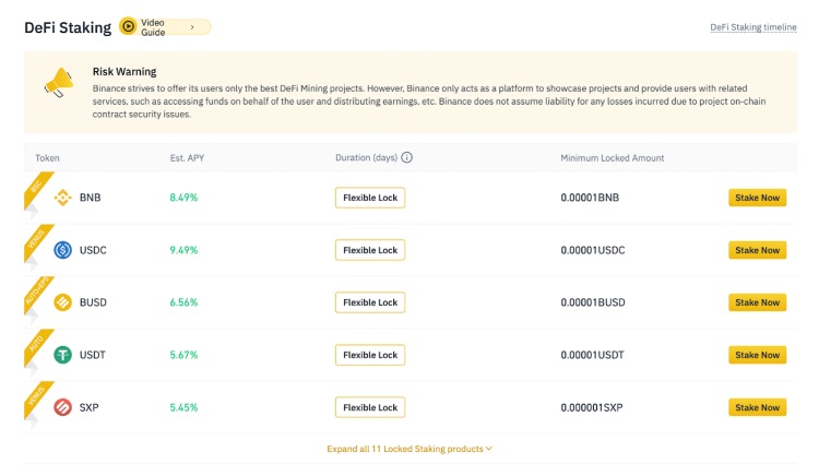 defi staking photo