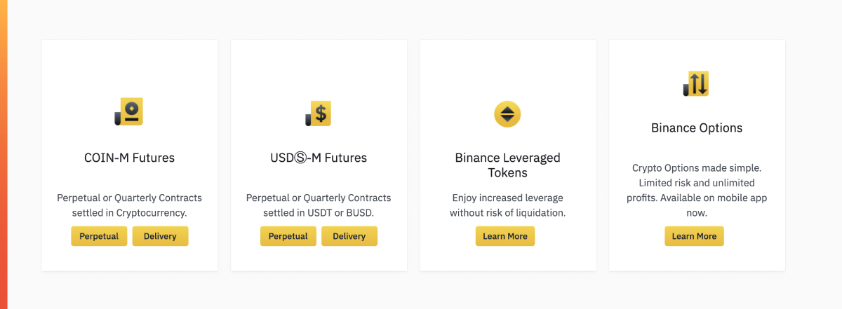 Binance Futures Page
