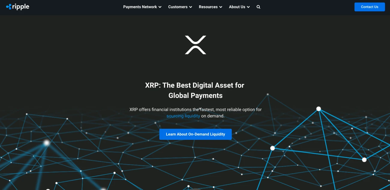 Ripple XRP page