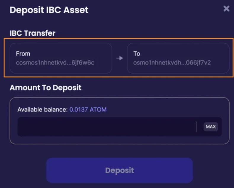 Deposit IBC Asset image