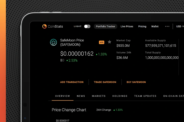 How to Buy SafeMoon from CoinStats