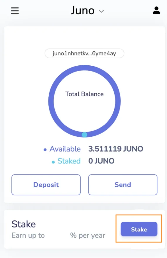 staking Juno