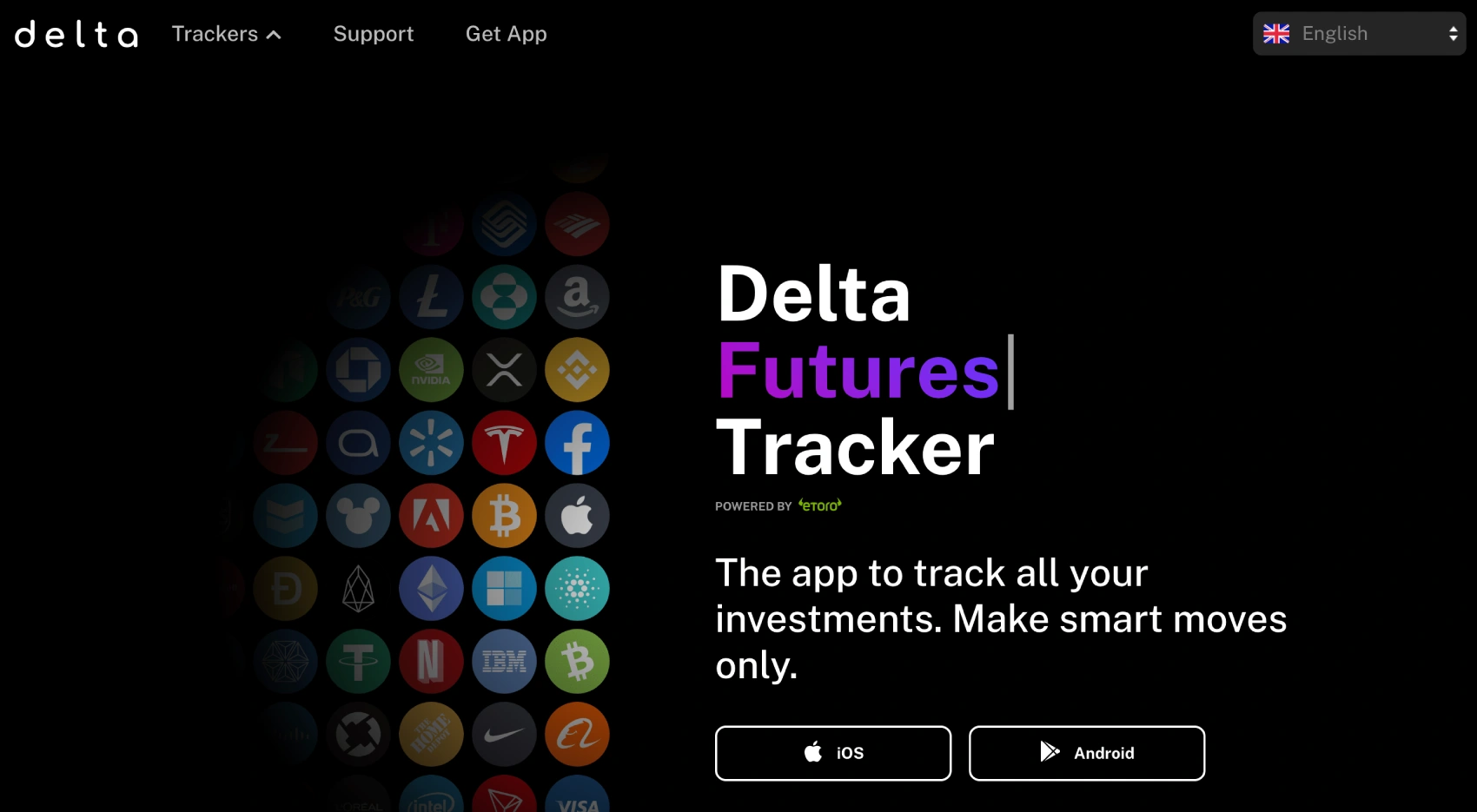 Delta homepage