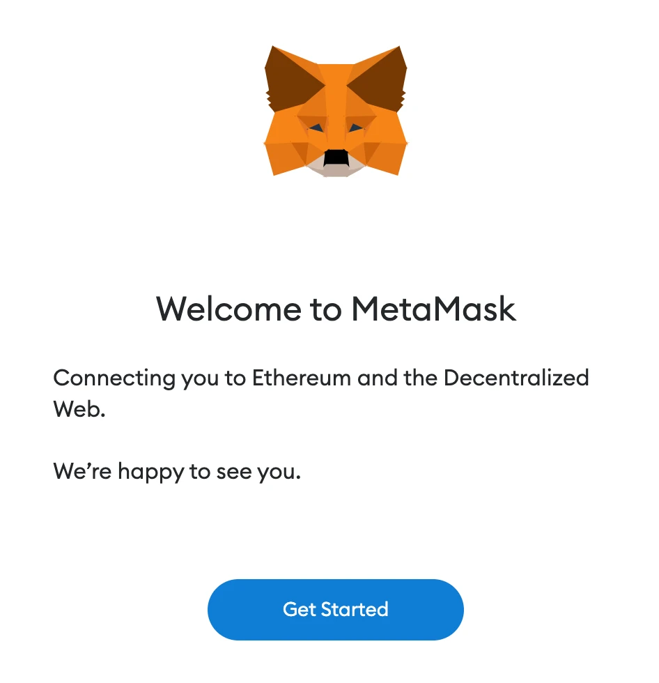 Démarrer sur MetaMask