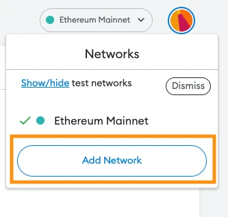 Add Network MetaMask