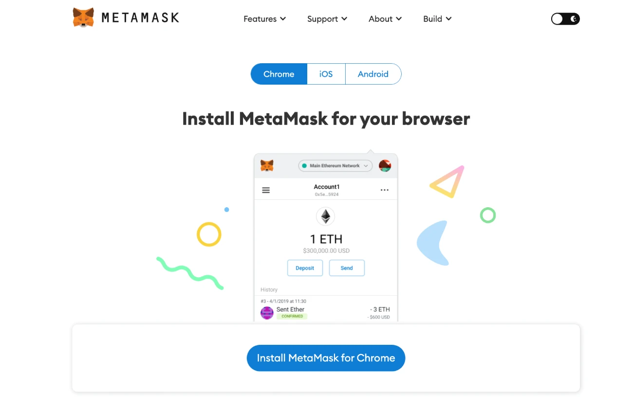 Installation de MetaMask