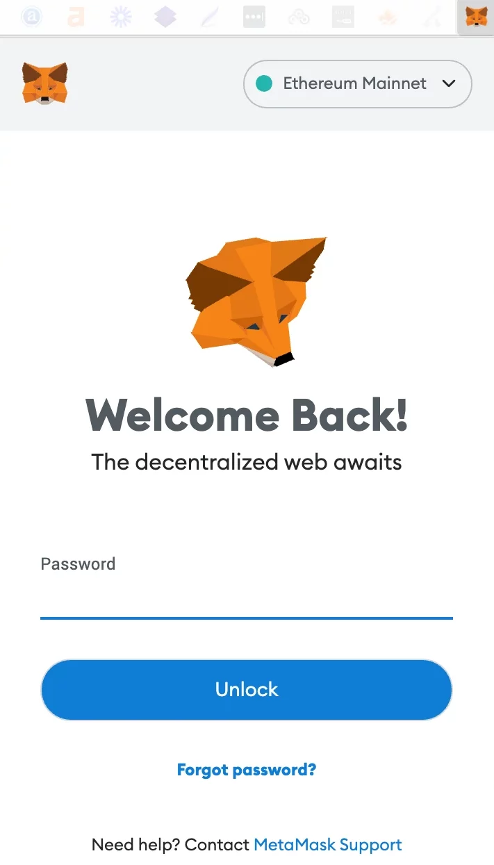 Connectez-vous à MetaMask