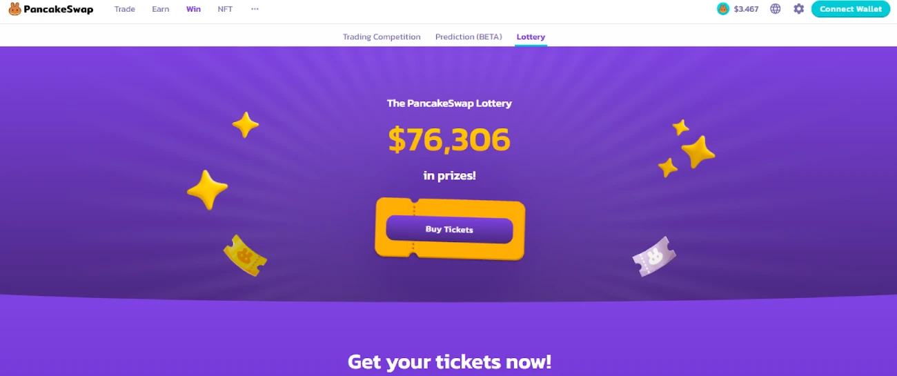 PancakeSwap lottery
