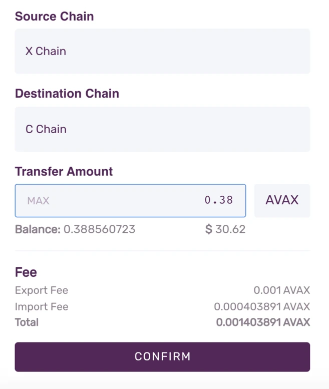transfer amount How to Add Avalanche to MetaMask