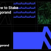 how to stake algorand