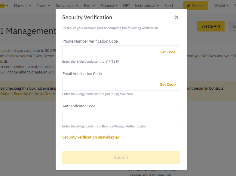Verification Binance How to manage your Binance wallet directly from CoinStats