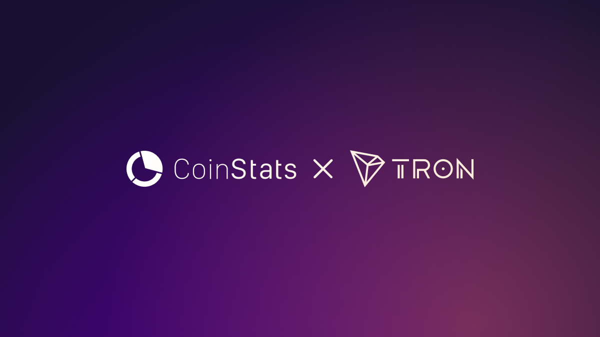 CoinStats x Tron partnership