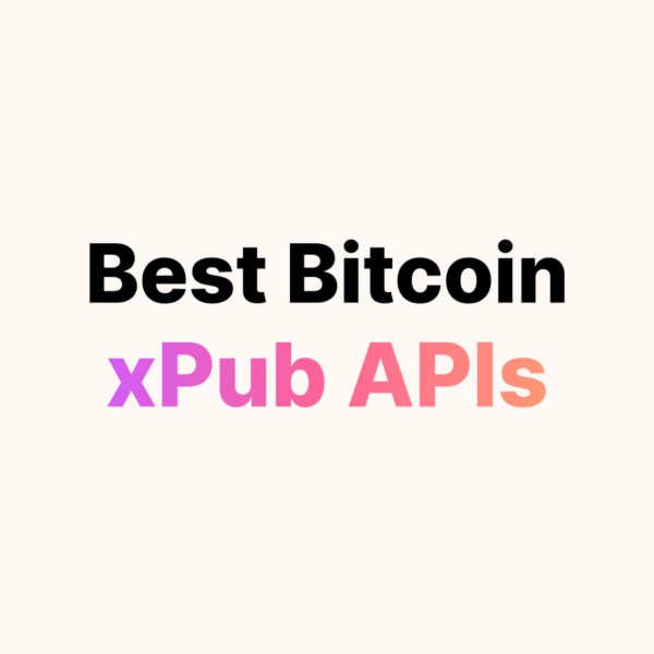 Best Bitcoin xPub APIs in 2026: HD Wallet Tracking Compared